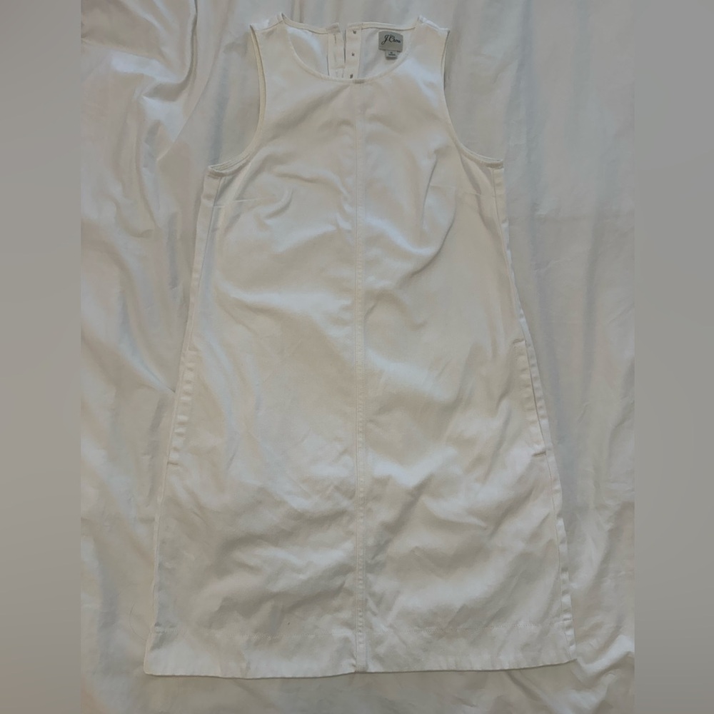 J. Crew Classic White Denim Jumper